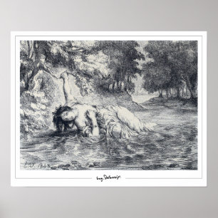 Eugène Delacroix Zedign Art Poster #245
