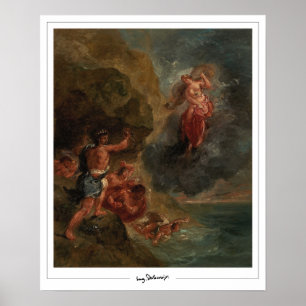 Eugène Delacroix Zedign Art Poster #415