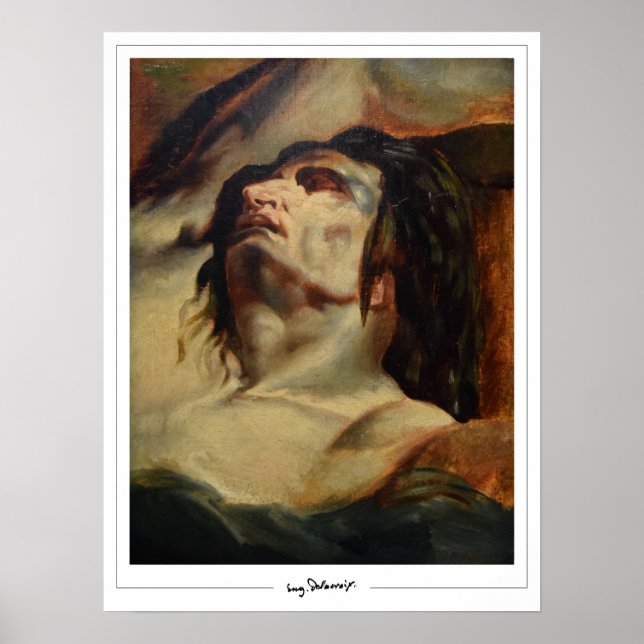 Eugène Delacroix Zedign Art Poster #537 (Front)