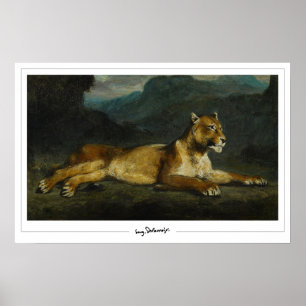 Eugène Delacroix Zedign Art Poster #603