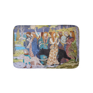 Eugene Grasset - Harmony Decorative Panel Bath Mat