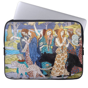 Eugene Grasset - Harmony Decorative Panel Laptop Sleeve