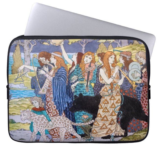 Eugene Grasset - Harmony Decorative Panel Laptop Sleeve (Front)