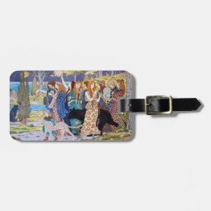 Eugene Grasset - Harmony Decorative Panel Luggage Tag