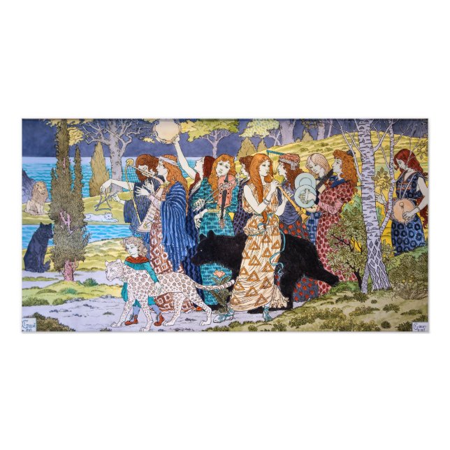 Eugene Grasset - Harmony Decorative Panel Photo Print (Front)