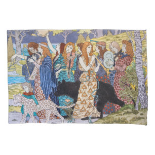 Eugene Grasset - Harmony Decorative Panel Pillowcase