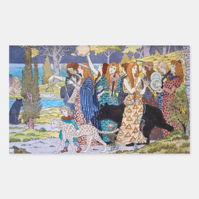 Eugene Grasset - Harmony Decorative Panel Sticker (Front)