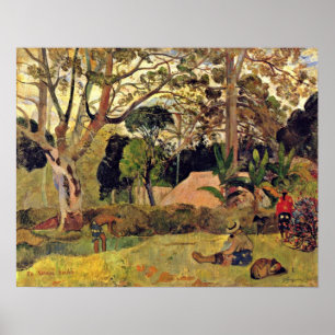 Eugene H Paul Gauguin - The big tree Poster