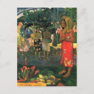 Eugène Henri Paul Gauguin - La Orana Postcard