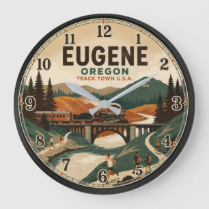 Eugene Oregon Large Clock