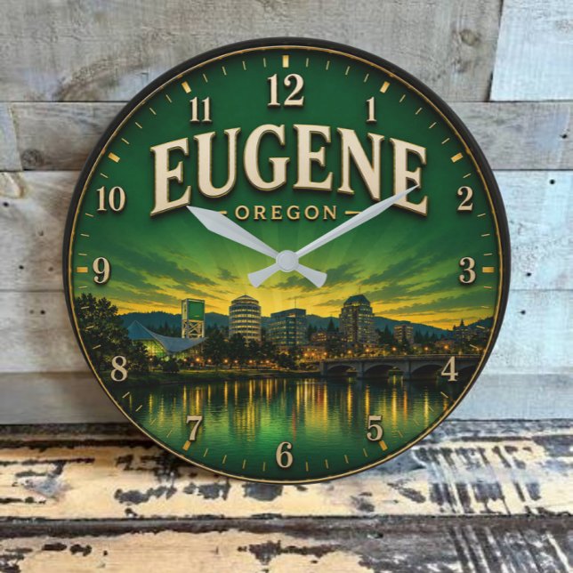 Eugene Oregon Large Clock (Creator Uploaded)