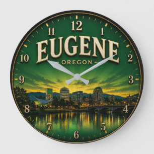 Eugene Oregon Large Clock