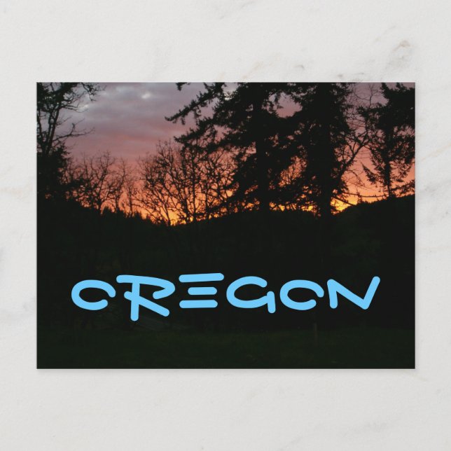 Eugene, Oregon Postcard (Front)