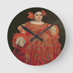 Eugenia Martinez Vallejo, called La Monstrua (oil Round Clock