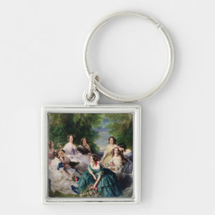 Eugenie Surrounded by her Ladies-in-Waiting Keychain