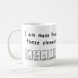 Eugenio periodic table name mug