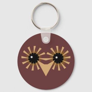 Eule Eulengesicht owl face Keychain