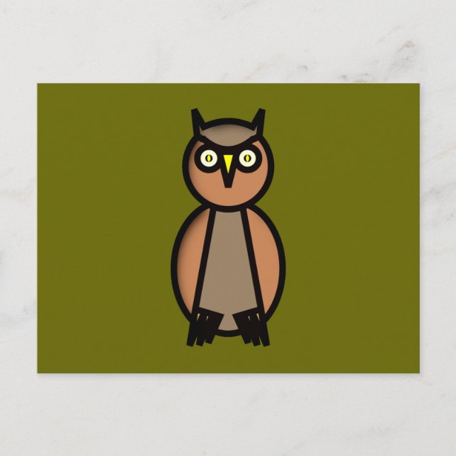 eule owl postcard (Front)