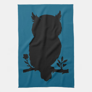 Eule - Scherenschnitt Kitchen Towel