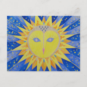 Eule Sunowl Postcard