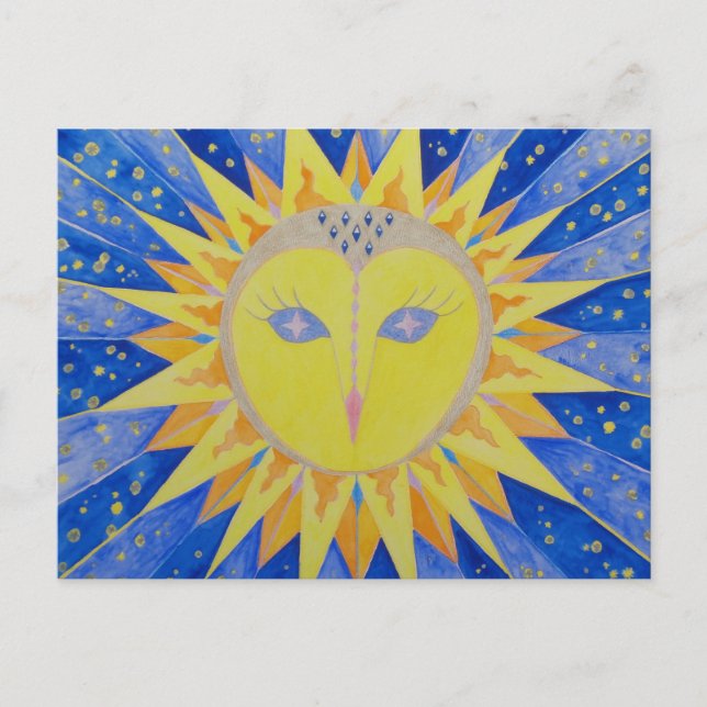 Eule Sunowl Postcard (Front)