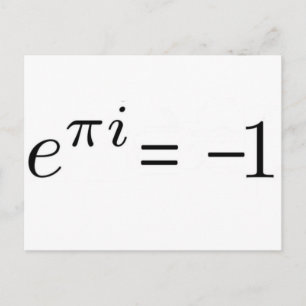 Euler formula! postcard