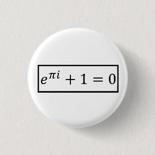 Euler Formulates 1 Inch Round Button