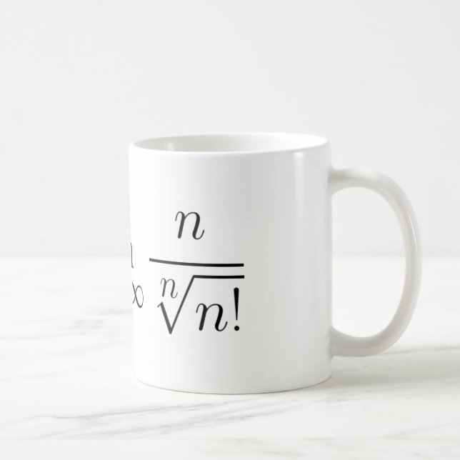 Euler's constant by Stirling's equation Coffee Mug (Right)
