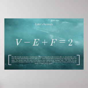 Euler's Formula - Math Poster