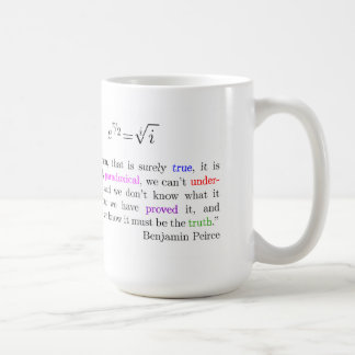 Euler's identity coffee mug
