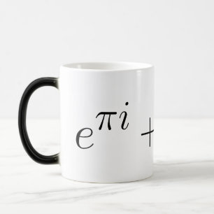 Euler's identity magic mug