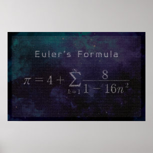 Euler's Pi Formula - Math Poster