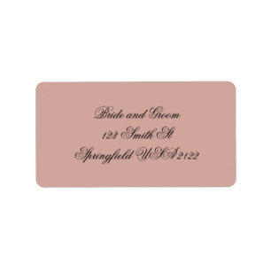 Eunry Minimalist Elegant Wedding Label