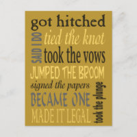 Euphemisms Post Wedding Party