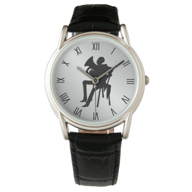 Euphonium / Baritone Player w Roman Numerals Watch (Front)