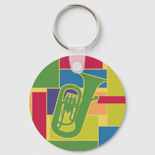 Euphonium Colorblocks Keychain