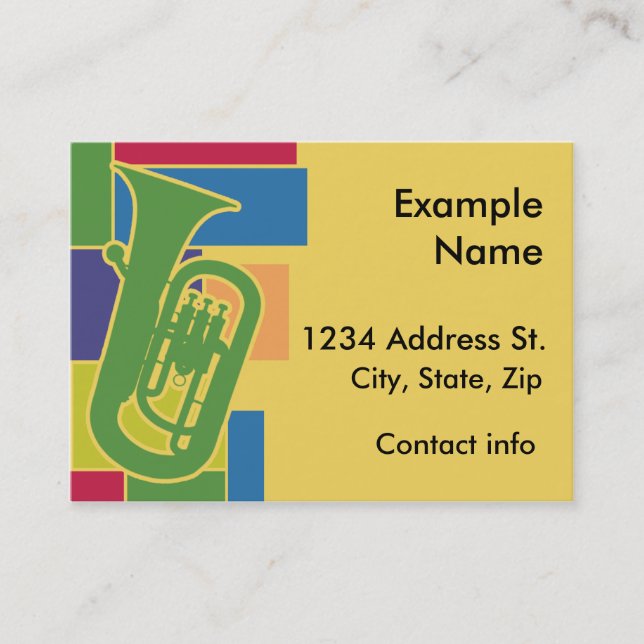 Euphonium Colorblocks Profile Card (Front)