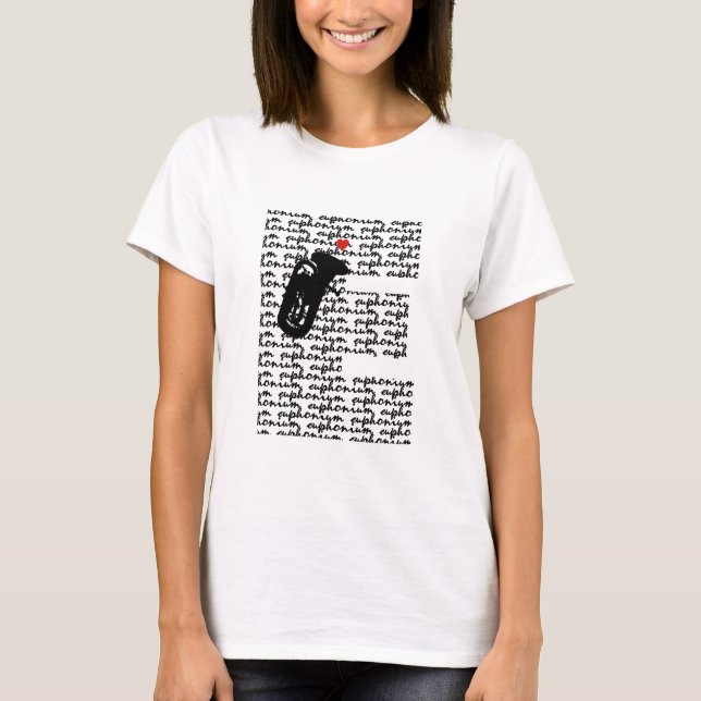 Euphonium Letter E T-Shirt (Front)