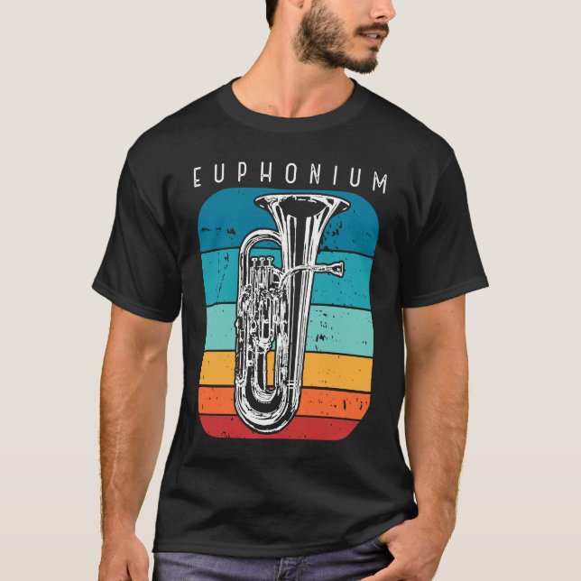 Euphonium Music Musician Baritone 1 T-Shirt (Front)