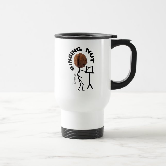 Euphonium Nut Travel Mug (Right)