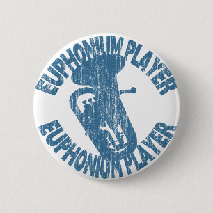 Euphonium Player 2 Inch Round Button