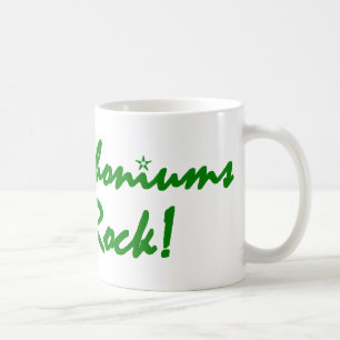 Euphoniums Rock - Green Lettering Coffee Mug
