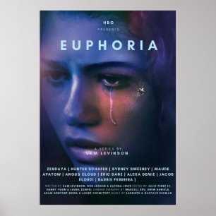 EUPHORIA ZENDAYA TV SHOW POSTER