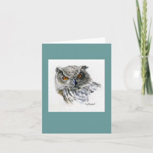 "Eurasian Eagle Owl" Card