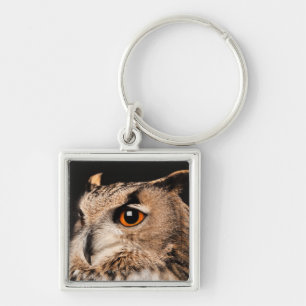 Eurasian Eagle Owl Keychain