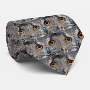 Eurasian Eagle Owl Tie