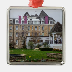 Eureka Crescent Metal Ornament