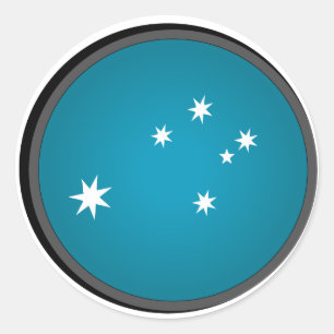 Eureka Flag Classic Round Sticker