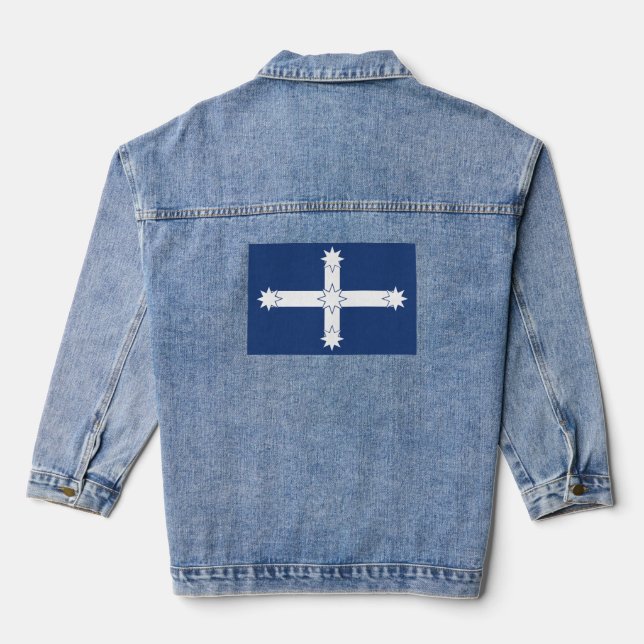 Eureka Flag Denim Jacket (Back)