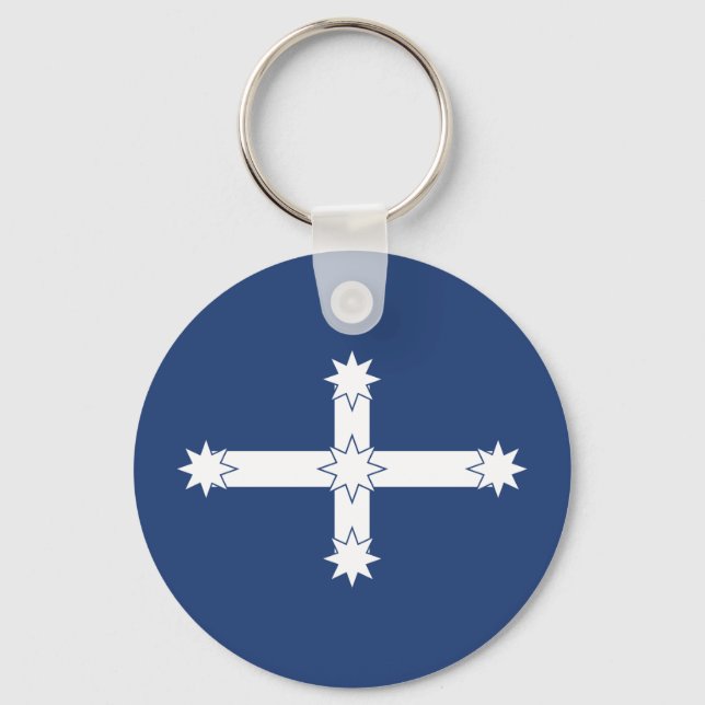 Eureka Flag Keychain (Front)